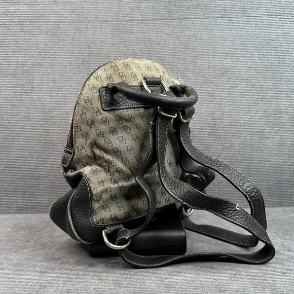dooney and bourke black leather backpack Pebble Grain & One inside zip pocket Dooney & Bourke Ronnie Leather